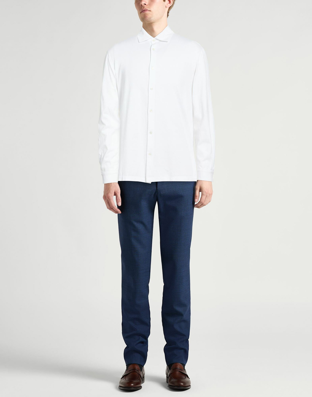 Roberto Collina Mens Shirt in White