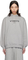 VTMNTS Gray Graphic Hoodie