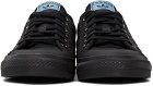 adidas Originals Black Canvas Nizza Sneakers