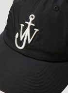 Logo Embroidered Baseball Cap in Black