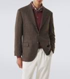 Brunello Cucinelli Checked cashmere blazer