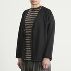 Needles Men's Bright Jersey Cardigan in Black