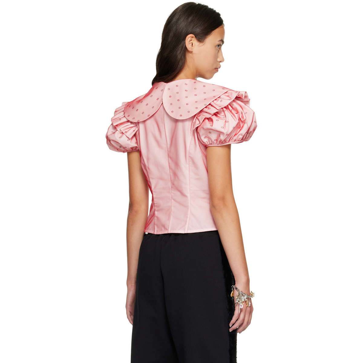 Chopova Lowena Red Swoon Blouse
