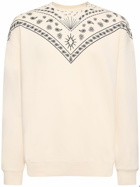MARCELO BURLON COUNTY OF MILAN - Bandanna Print Loose Cotton Sweatshirt