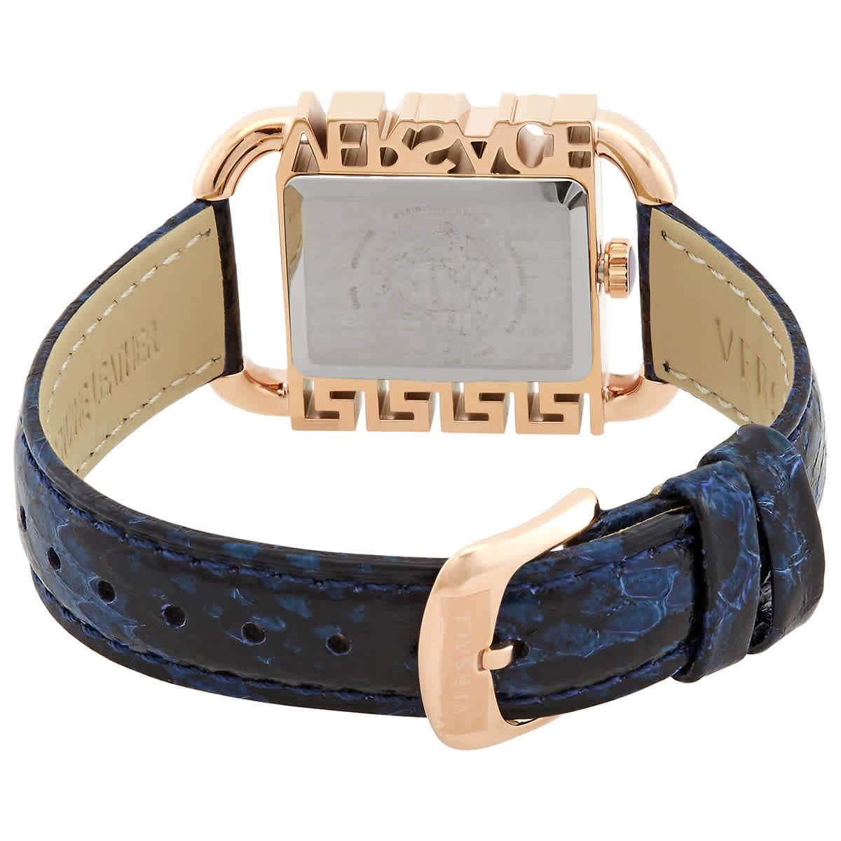 Versace Rattle Versace Flair Quartz Blue Dial Ladies Watch VE3B00322 Versace