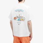 Nanga Men's Eco Hybrid Camping Manners T-Shirt in White