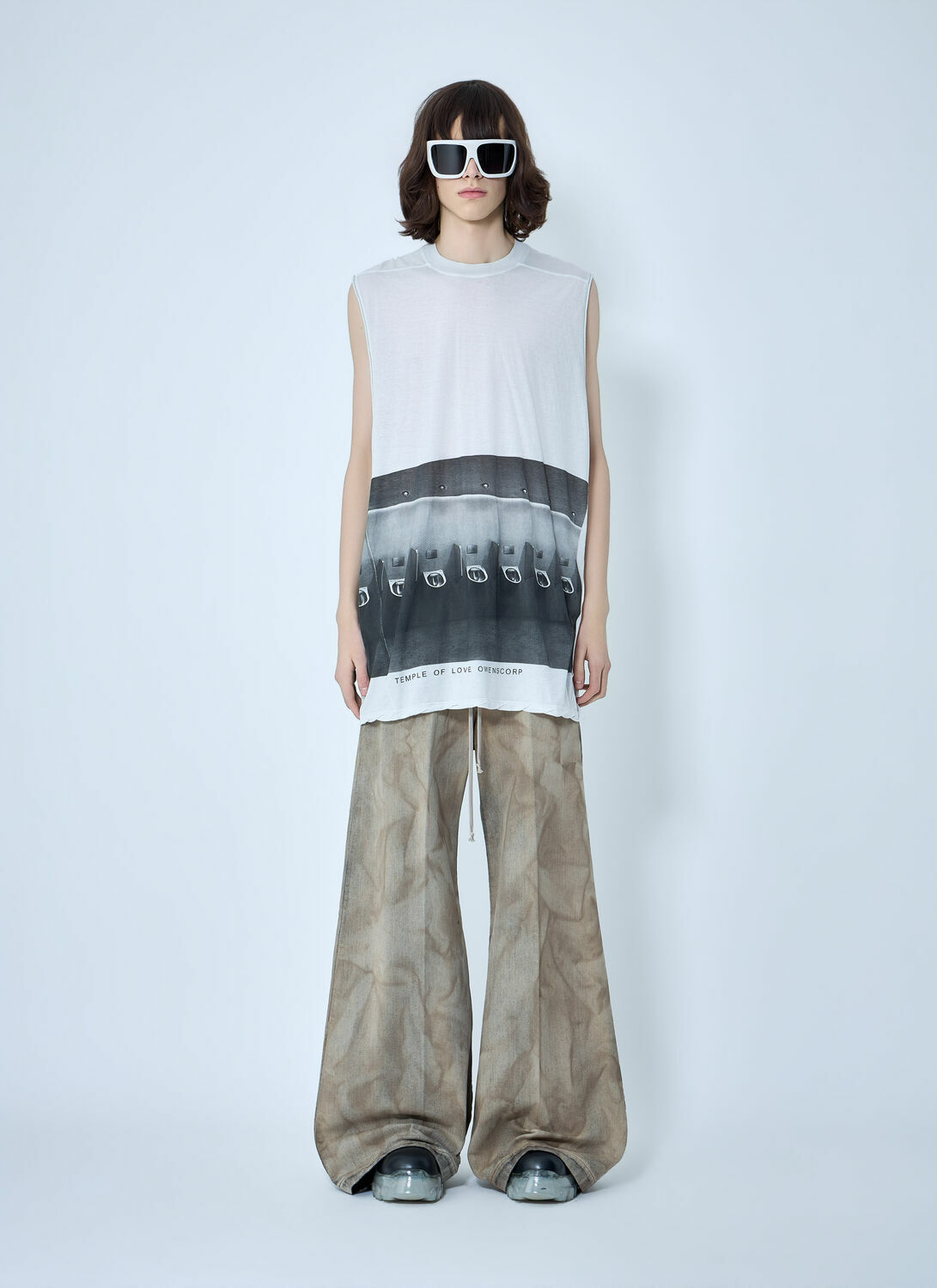 Rick Owens Sleeveless Graphic Top