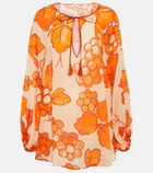 Etro Printed ramie tunic