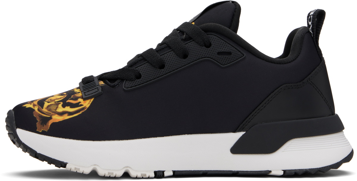 Versace Jeans Couture Black Barocco Sneakers