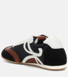 Loewe - Ballet Runner nylon and leather sneakers
