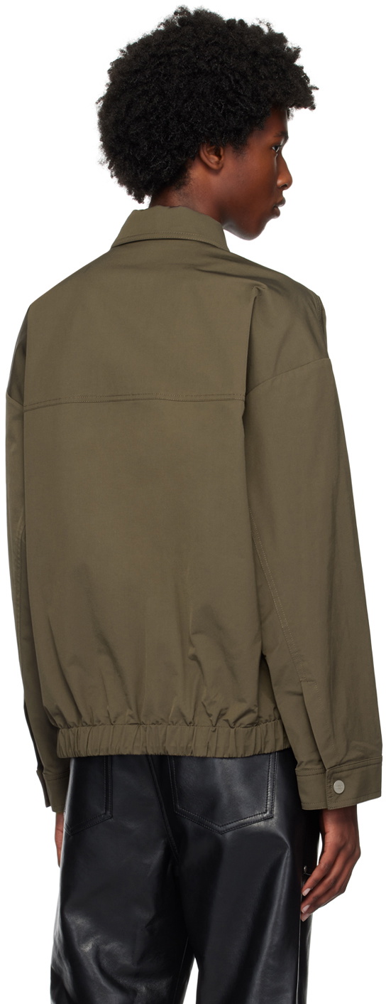 Nanushka Khaki Emeric Jacket