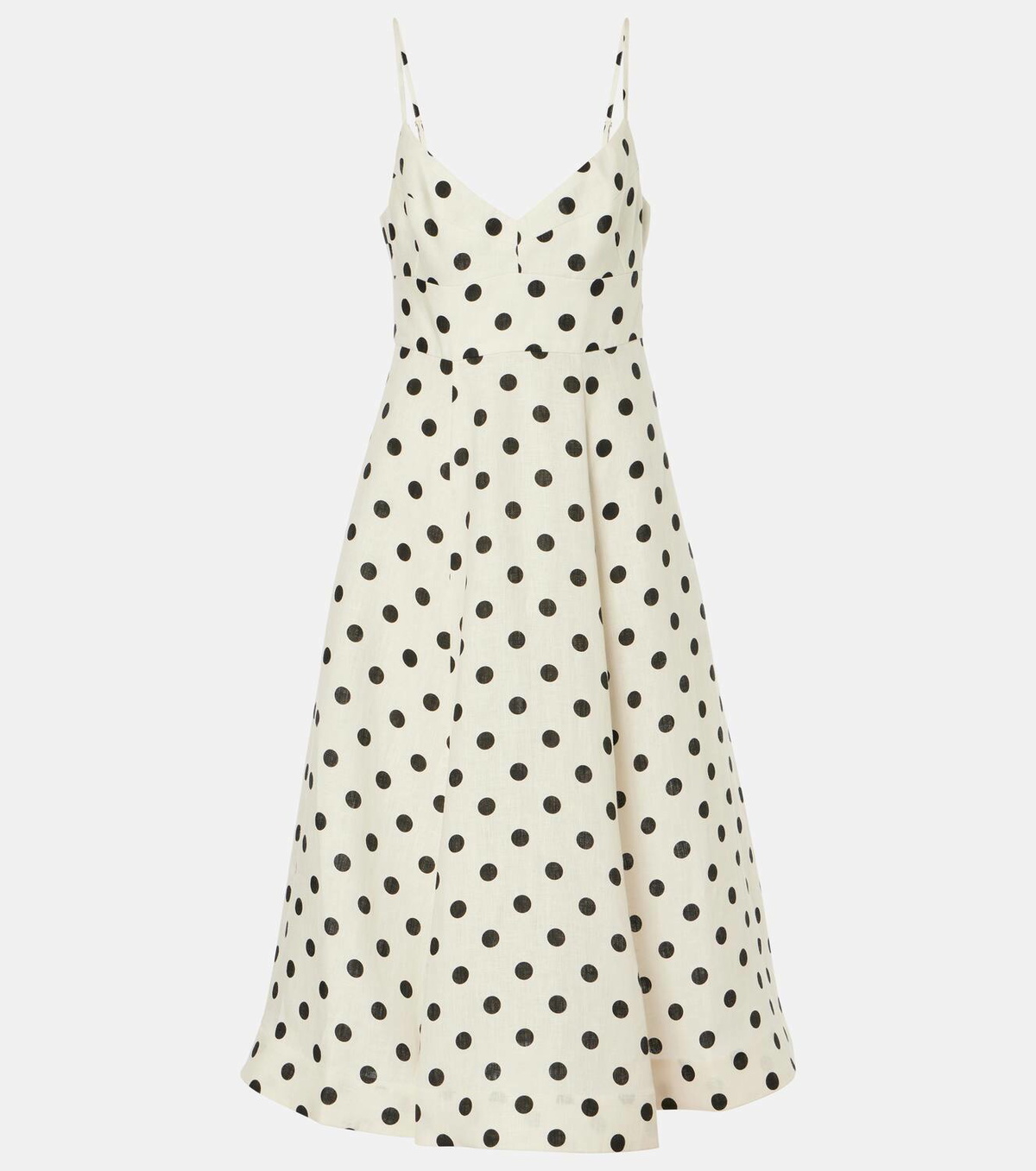 ZIMMERMANN ジマーマン ワンピース Polka-dot linen midi 893943 Zimmermann Polka-dot linen midi dress Zimmermann