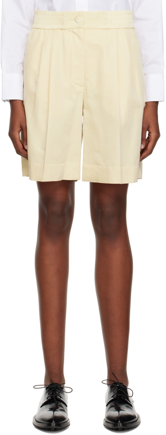 Joseph Off-White Taymount Shorts