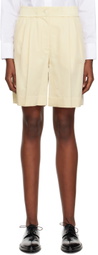 Joseph Off-White Taymount Shorts