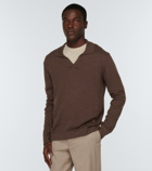 Frescobol Carioca - Aurelio wool and and cotton polo sweater