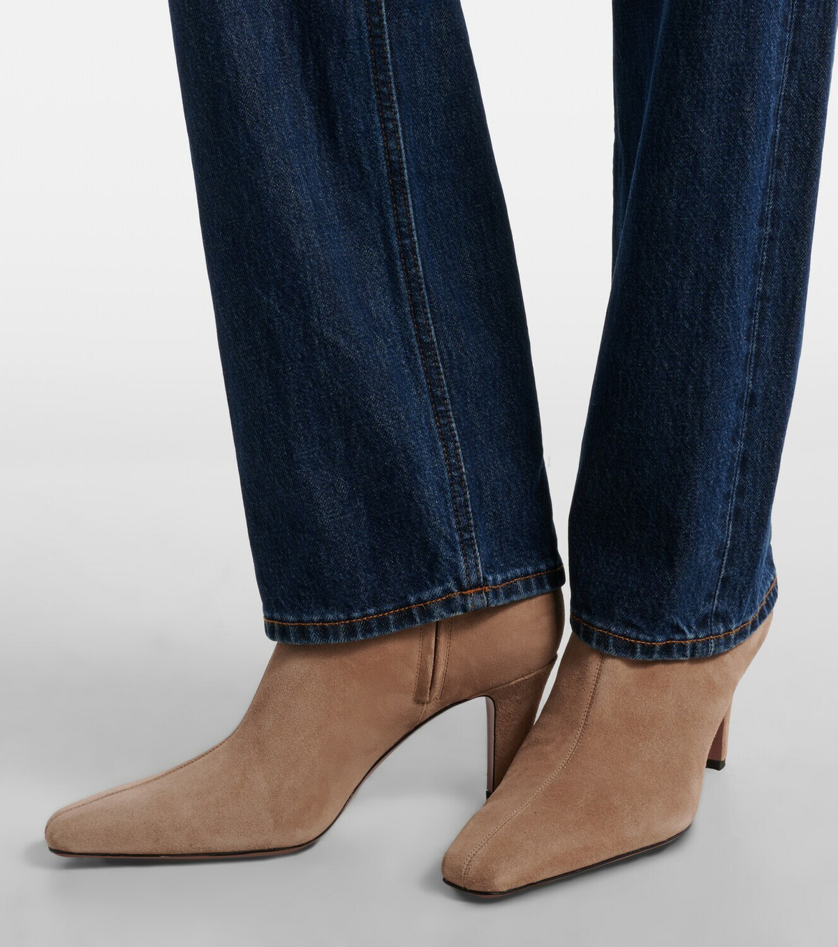 Paris Texas Belle suede ankle boots