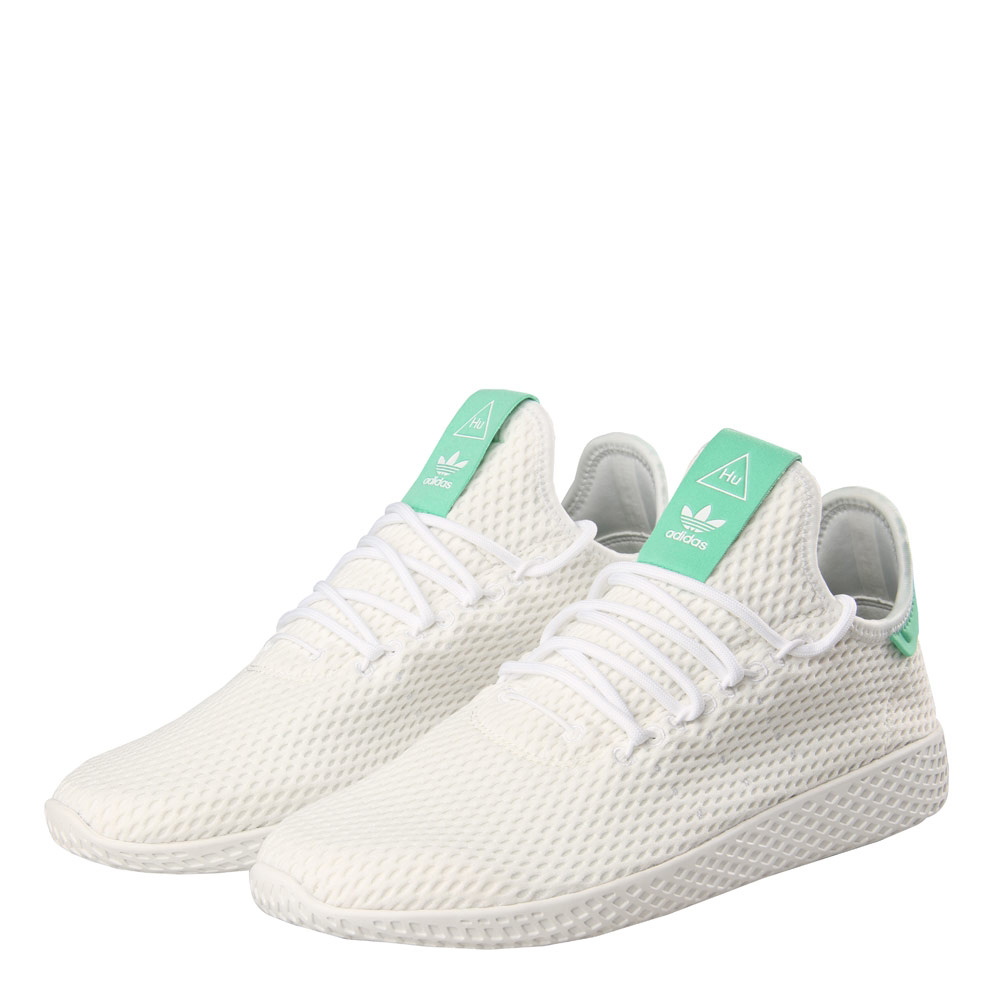 Afgrond plotseling of x Pharrell Williams Tennis Hu - White/Green adidas