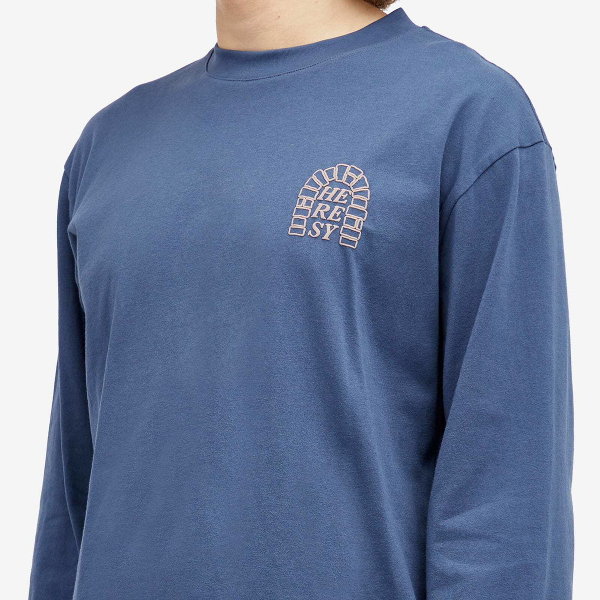 Heresy Men's Arch Logo Long Sleeve T-Shirt in Navy