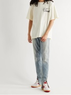 RHUDE - Rhecess Distressed Leather Sneakers - Red - 8