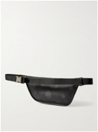 Berluti - Leather-Trimmed Logo-Print Canvas Belt Bag