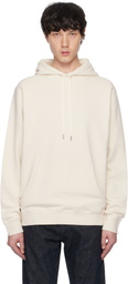 Sunspel Beige Loopback Hoodie