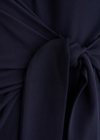Diane Von Furstenberg Avi Wrap-effect Jersey Maxi Dress Dark Navy