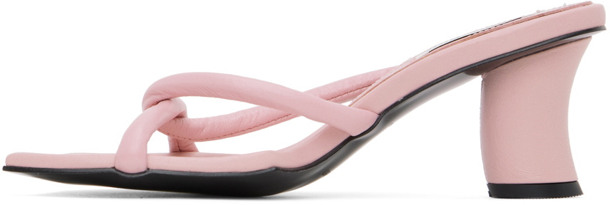 Reike Nen Pink Twisted Heeled Sandals