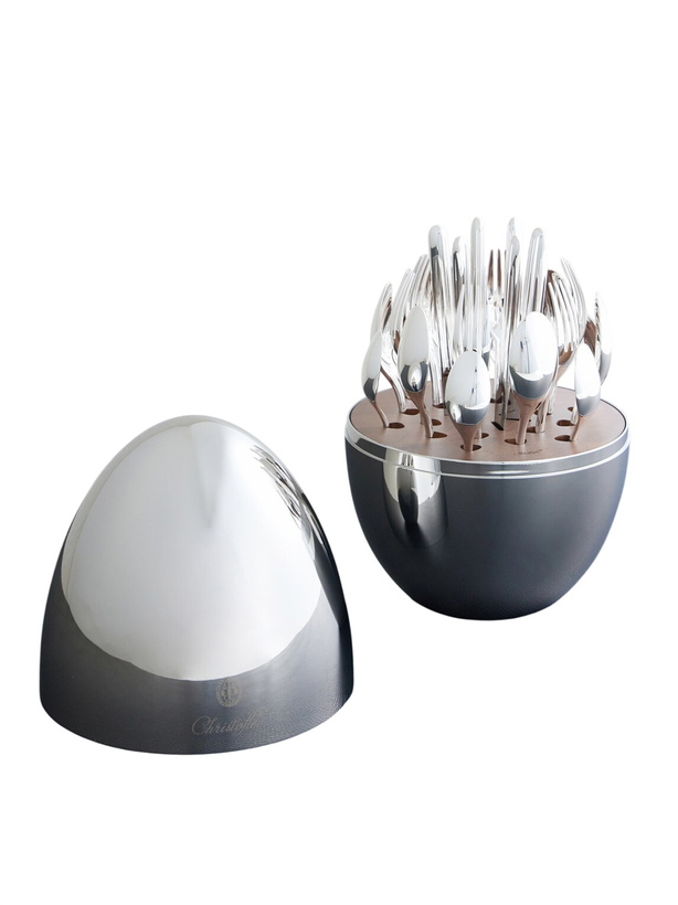 Photo: Christofle - MOOD Easy Silver-Plated Flatware Set with Case
