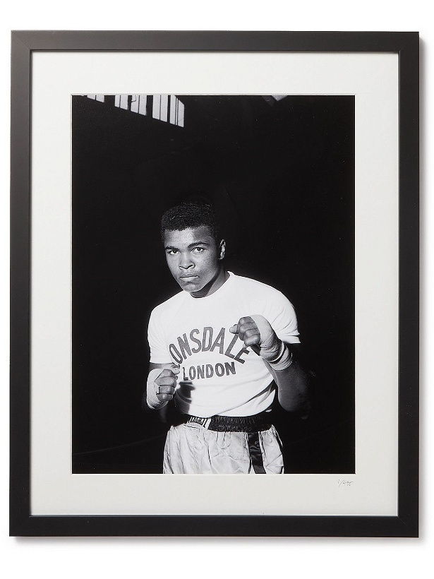Photo: Sonic Editions - Framed 1963 Muhammad Ali Training in London Print, 16&quot; x 20&quot;