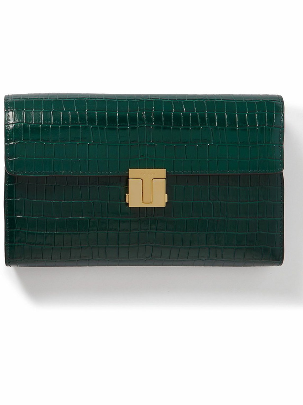 Photo: TOM FORD - Croc-Effect Leather Pouch