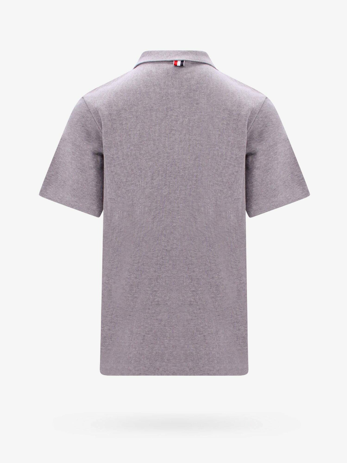 Thom Browne Polo Shirt Grey Mens Thom Browne