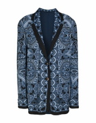 Etro Womens Blazer Slate in Blue