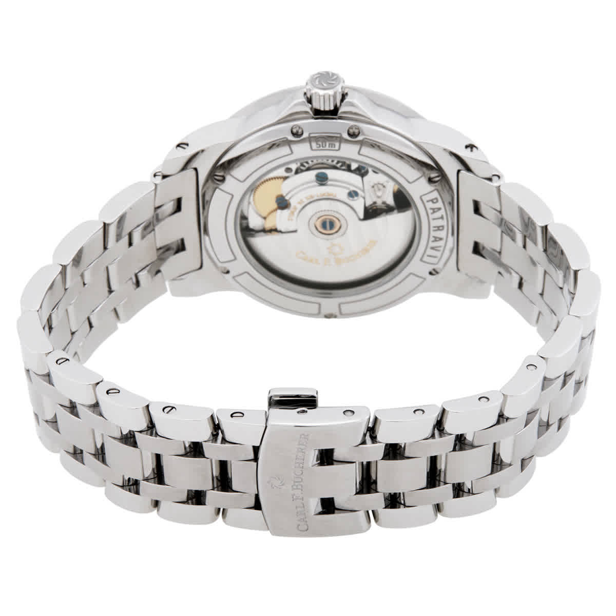 Carl F. Bucherer Patravi Automatic Mother of Pearl Dial Ladies Watch 00.10622.08.77.21