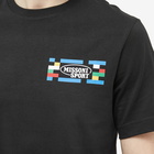 Missoni Men's Sport Small Logo T-Shirt in Black/Multicolour Heritage