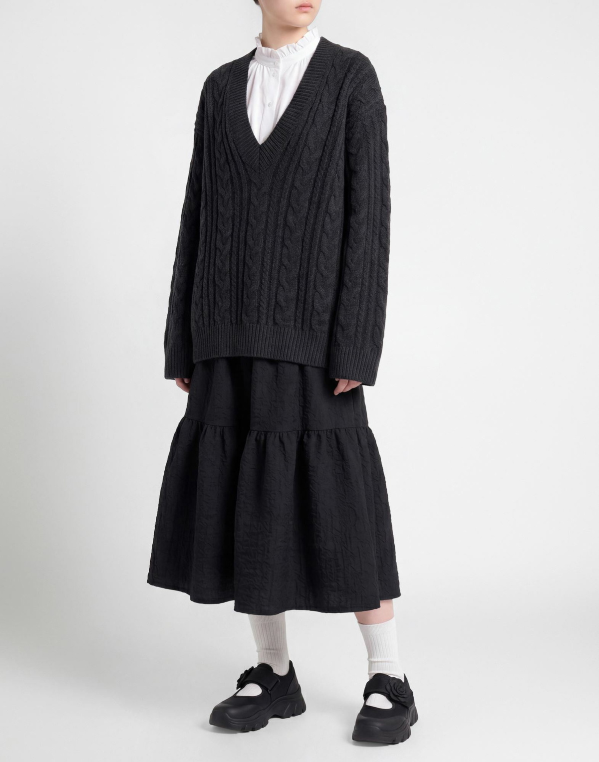 Cecilie Bahnsen Womens Sweater Charcoal
