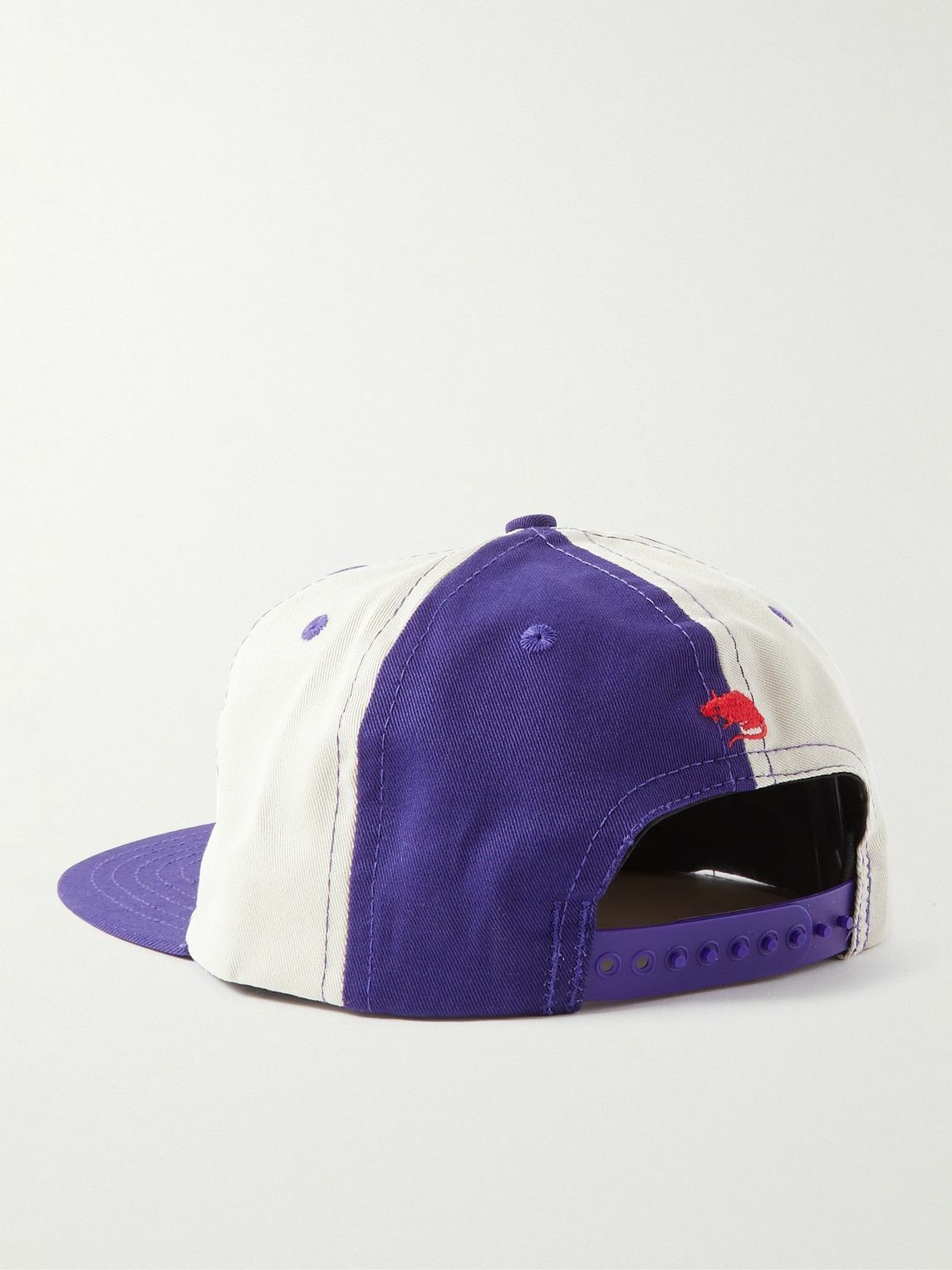 Stray Rats - Logo-Embroidered Two-Tone Cotton-Twill Baseball Cap