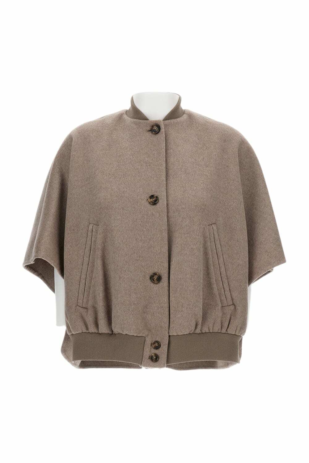 Tシャツ・カットソー MAX MARA BEIGE ORGANZA ACHILLE TOP Top in organza ricamata, avorio | 