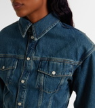 Wardrobe.NYC Cropped denim jacket