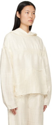 AIREI Beige Destiny Ghost Hoodie