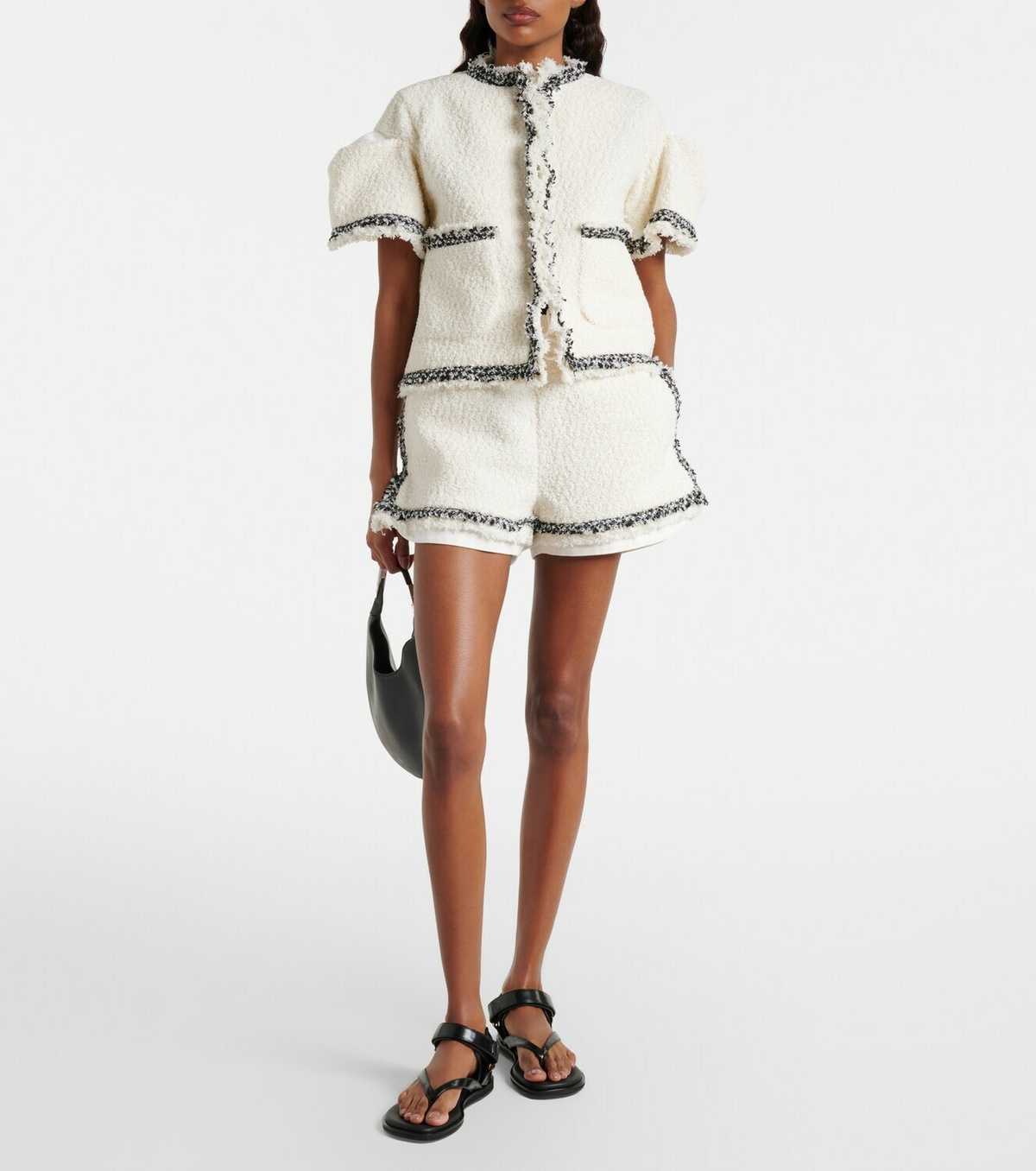 Sacai Bouclé shorts