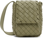 Bottega Veneta Green Mini Vertical Cobble Pouch