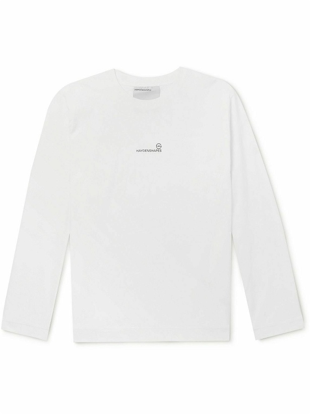 Photo: HAYDENSHAPES - Shapers Logo-Print Cotton-Jersey T-Shirt - White
