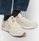 New Balance - 990V4 Suede Sneakers - Men - Cream