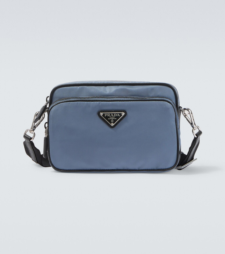 Photo: Prada Re-Nylon leather-trimmed shoulder bag