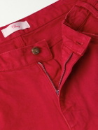 Cherry Los Angeles - Wide-Leg Cotton-Canvas Trousers - Red