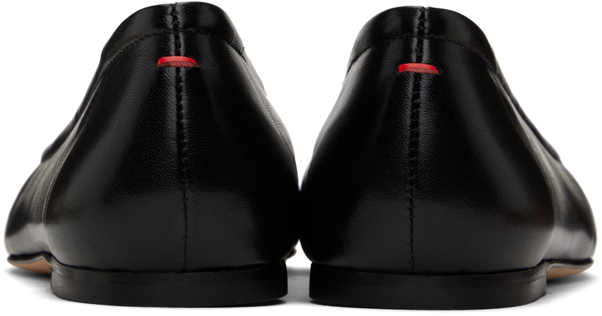 Aeyde Black Delfina Ballerina Flats