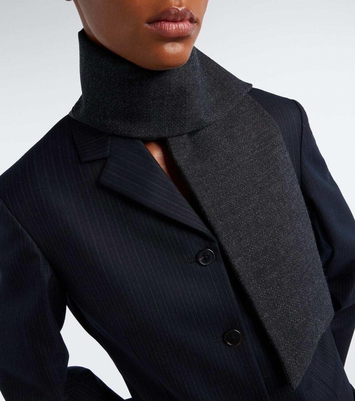 The Row Wool and silk scarf