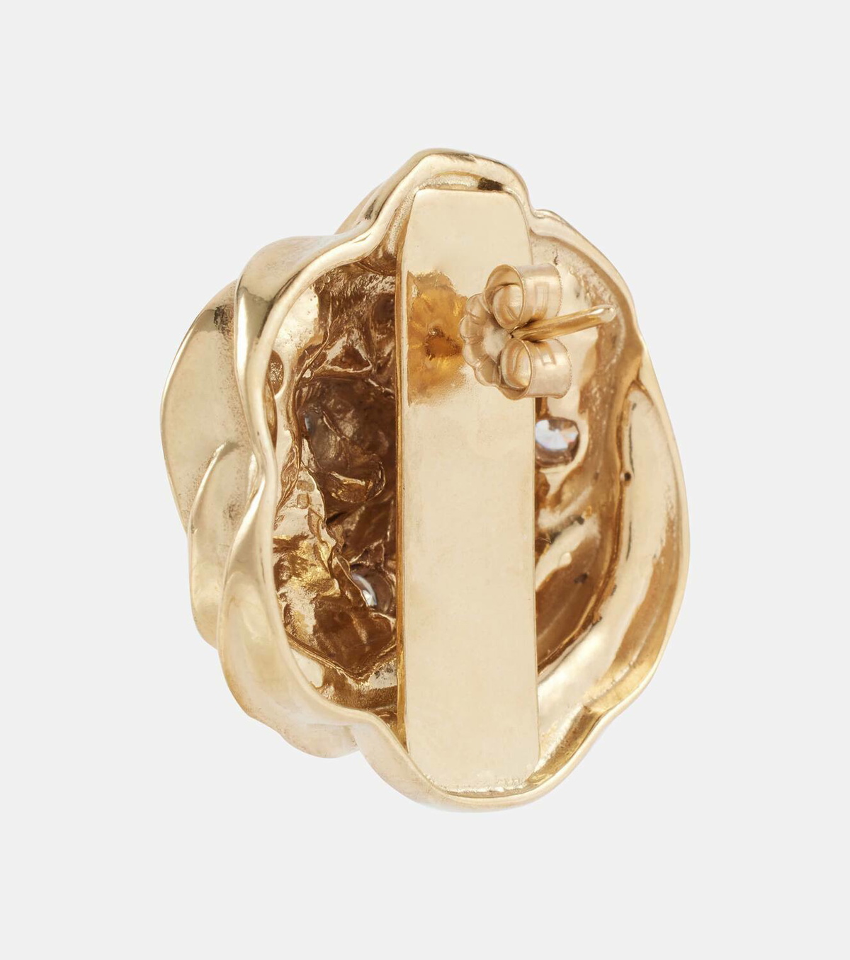 Magda Butrym Floral embellished gold-plated earrings