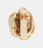 Magda Butrym Floral embellished gold-plated earrings