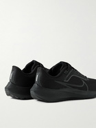 Nike Running - Air Zoom Pegasus 40 Rubber-Trimmed Mesh Sneakers - Black